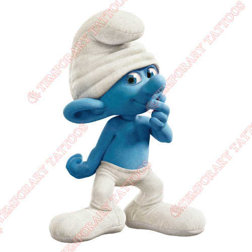 The Smurfs Customize Temporary Tattoos Stickers NO.3480